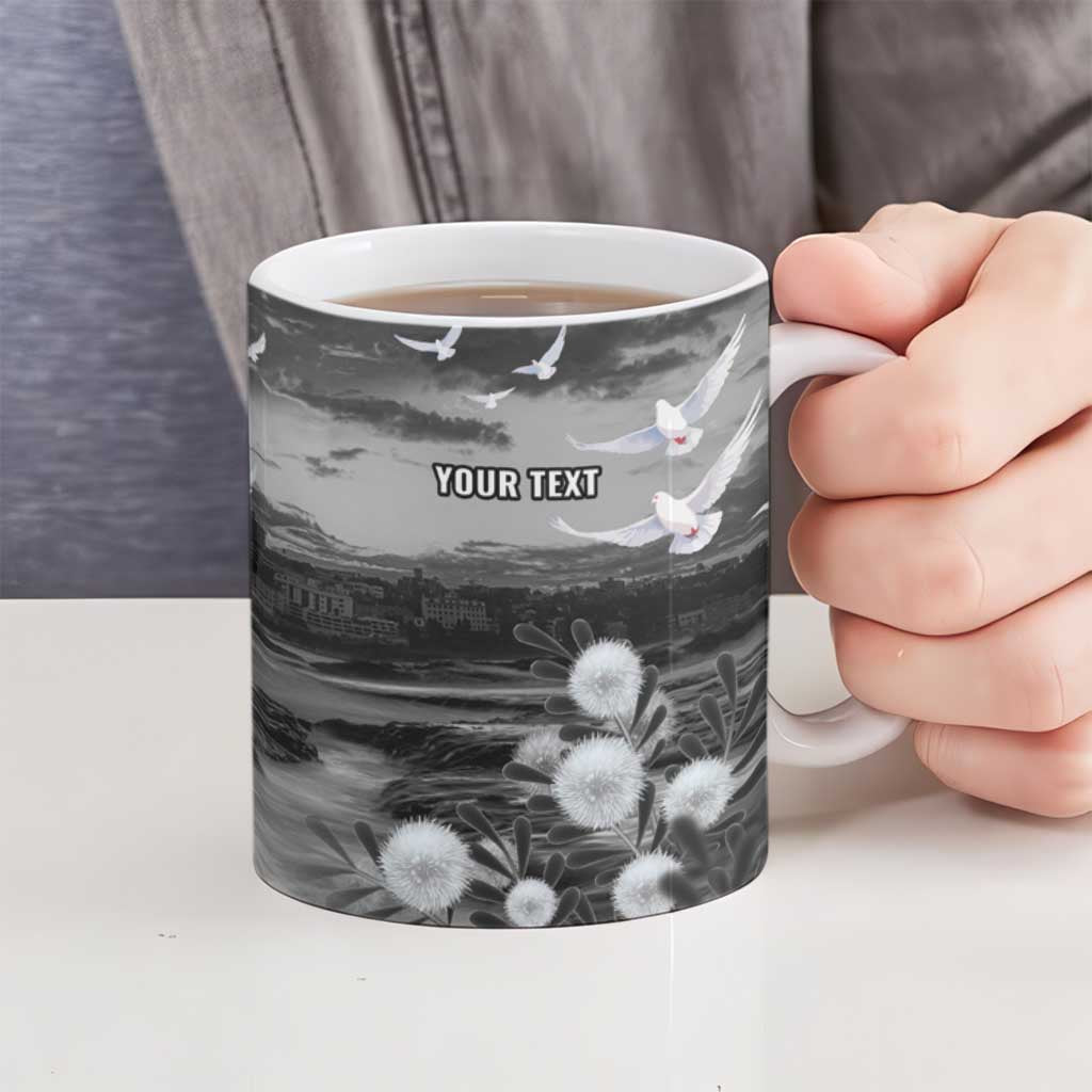 Bondi Beach Sydney Personalised Ceramic Mug Pray For Bondi Australia - Aussie Hoodie
