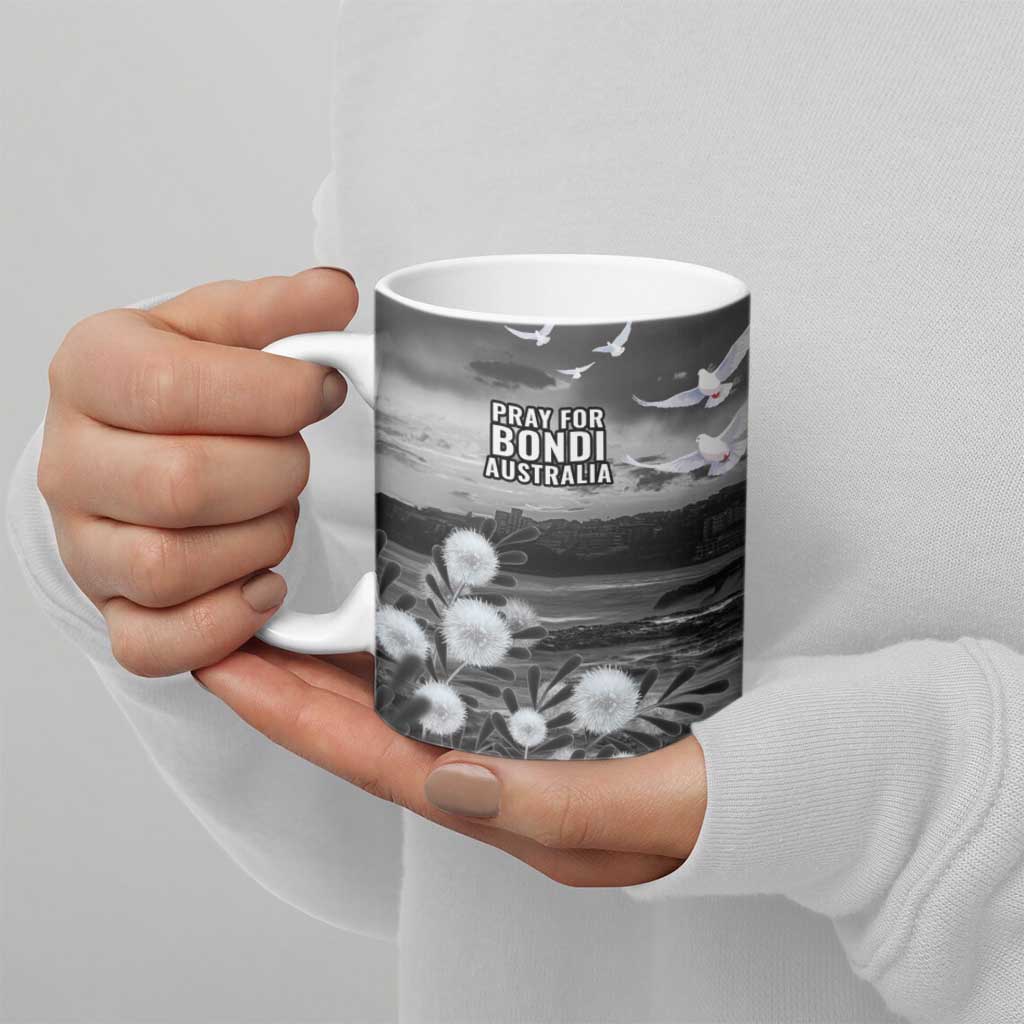Bondi Beach Sydney Personalised Ceramic Mug Pray For Bondi Australia - Aussie Hoodie