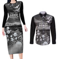 Bondi Beach Sydney Personalised Couples Matching Long Sleeve Bodycon Dress and Long Sleeve Button Shirt Pray For Bondi Australia - Aussie Hoodie