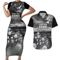 Bondi Beach Sydney Personalised Couples Matching Short Sleeve Bodycon Dress and Hawaiian Shirt Pray For Bondi Australia - Aussie Hoodie