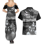 Bondi Beach Sydney Personalised Couples Matching Summer Maxi Dress and Hawaiian Shirt Pray For Bondi Australia - Aussie Hoodie