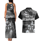 Bondi Beach Sydney Personalised Couples Matching Tank Maxi Dress and Hawaiian Shirt Pray For Bondi Australia - Aussie Hoodie