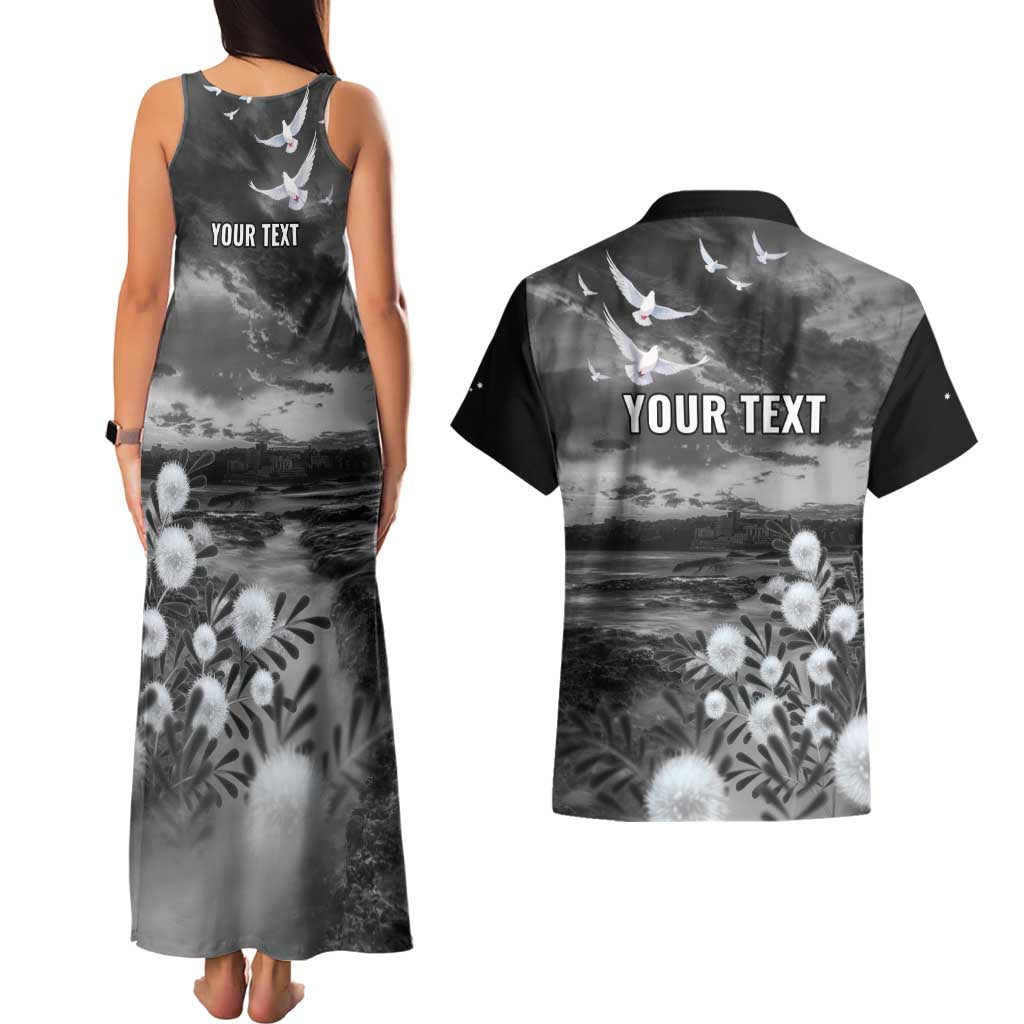 Bondi Beach Sydney Personalised Couples Matching Tank Maxi Dress and Hawaiian Shirt Pray For Bondi Australia - Aussie Hoodie