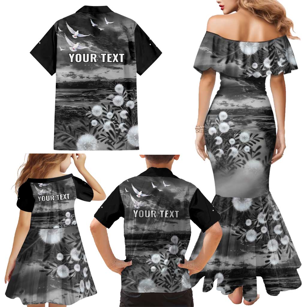 Bondi Beach Sydney Personalised Family Matching Mermaid Dress and Hawaiian Shirt Pray For Bondi Australia - Aussie Hoodie