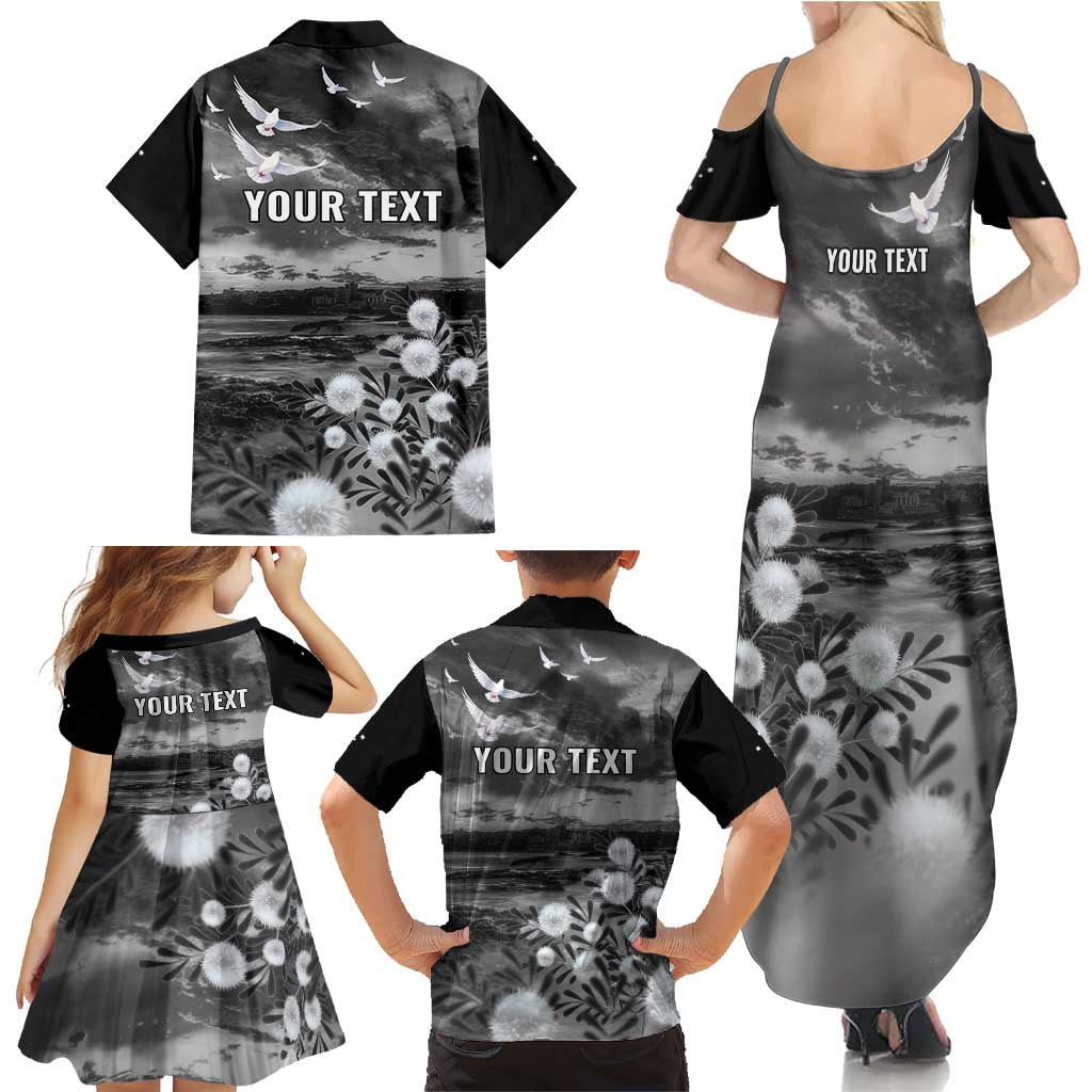Bondi Beach Sydney Personalised Family Matching Summer Maxi Dress and Hawaiian Shirt Pray For Bondi Australia - Aussie Hoodie