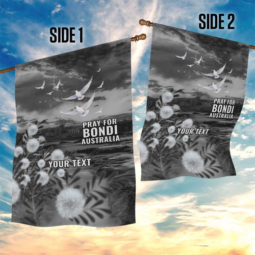 Bondi Beach Sydney Personalised Garden Flag Pray For Bondi Australia - Aussie Hoodie