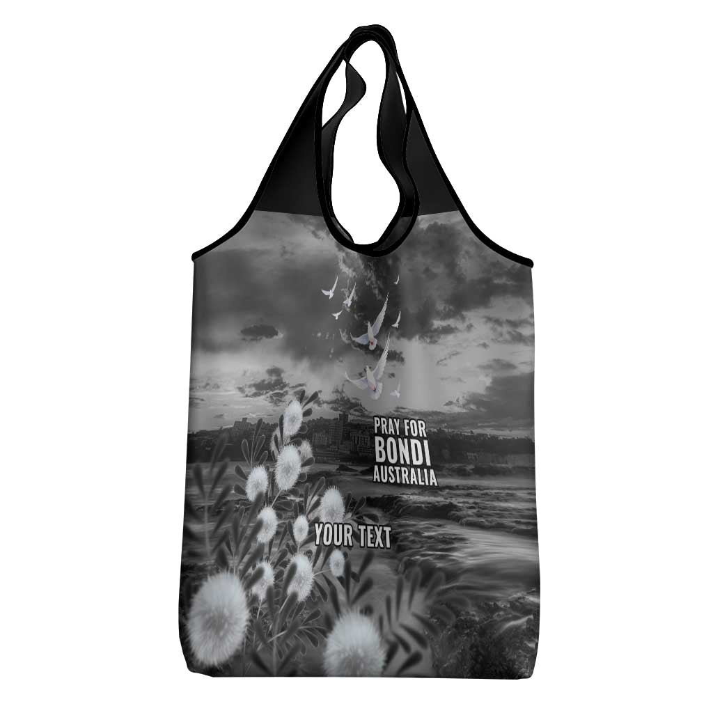 Bondi Beach Sydney Personalised Grocery Bag Pray For Bondi Australia - Aussie Hoodie