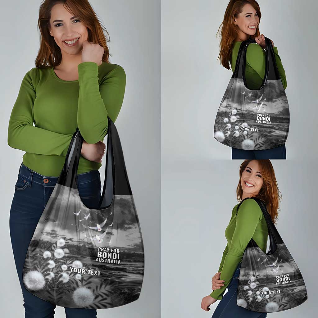 Bondi Beach Sydney Personalised Grocery Bag Pray For Bondi Australia - Aussie Hoodie