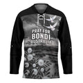 Bondi Beach Sydney Personalised Hockey Jersey Pray For Bondi Australia - Aussie Hoodie