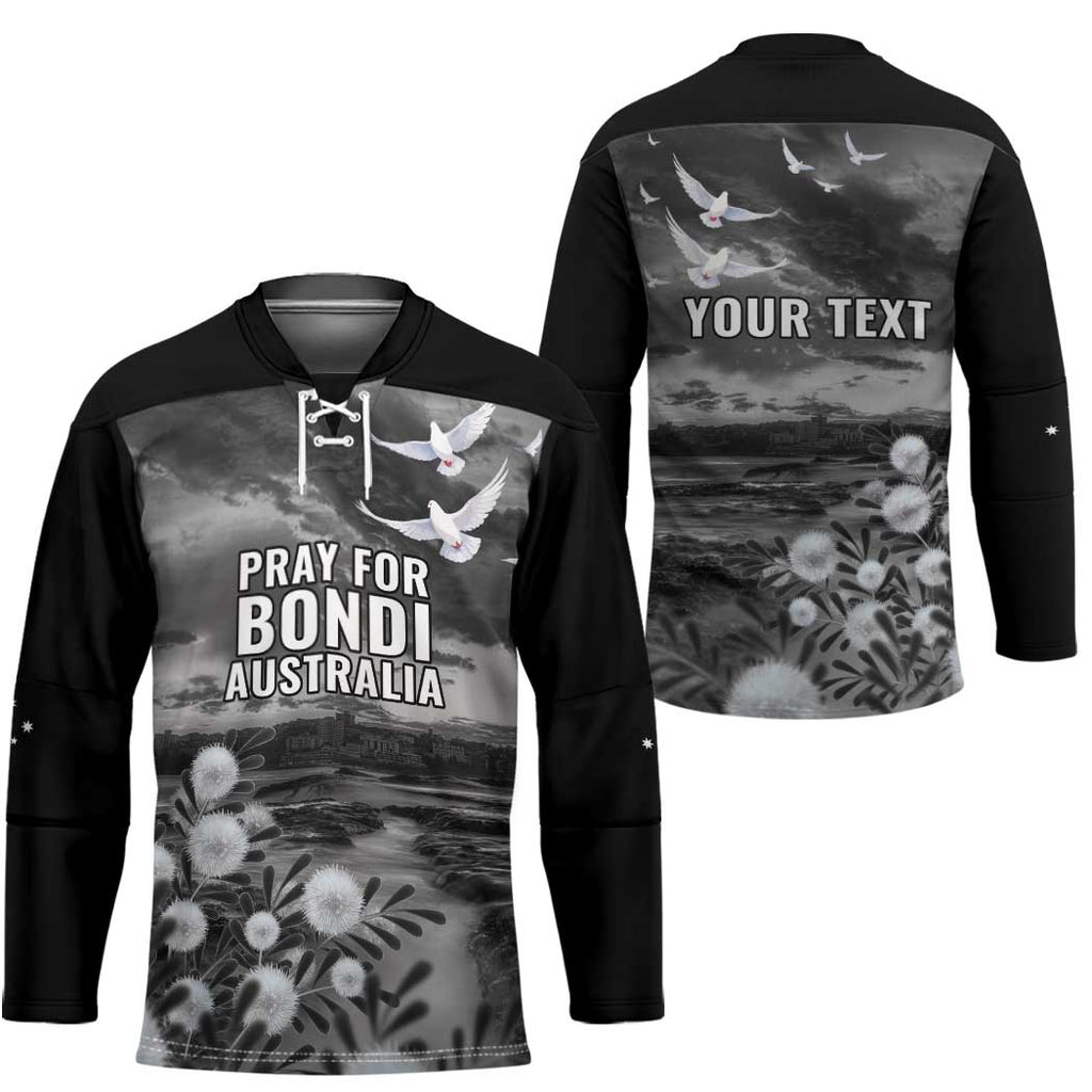 Bondi Beach Sydney Personalised Hockey Jersey Pray For Bondi Australia - Aussie Hoodie