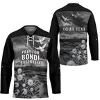 Bondi Beach Sydney Personalised Hockey Jersey Pray For Bondi Australia - Aussie Hoodie