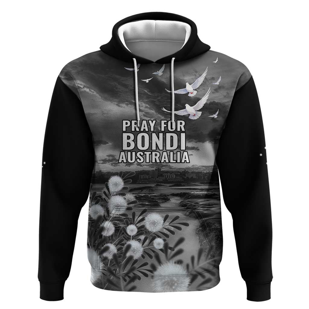 Bondi Beach Sydney Personalised Hoodie Pray For Bondi Australia - Aussie Hoodie