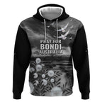 Bondi Beach Sydney Personalised Hoodie Pray For Bondi Australia - Aussie Hoodie