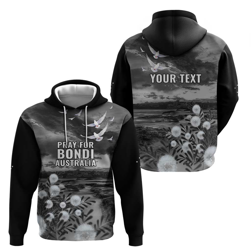 Bondi Beach Sydney Personalised Hoodie Pray For Bondi Australia - Aussie Hoodie