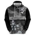 Bondi Beach Sydney Personalised Hoodie Pray For Bondi Australia - Aussie Hoodie