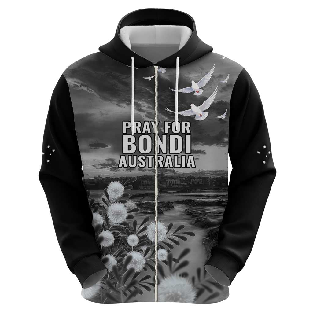 Bondi Beach Sydney Personalised Hoodie Pray For Bondi Australia - Aussie Hoodie