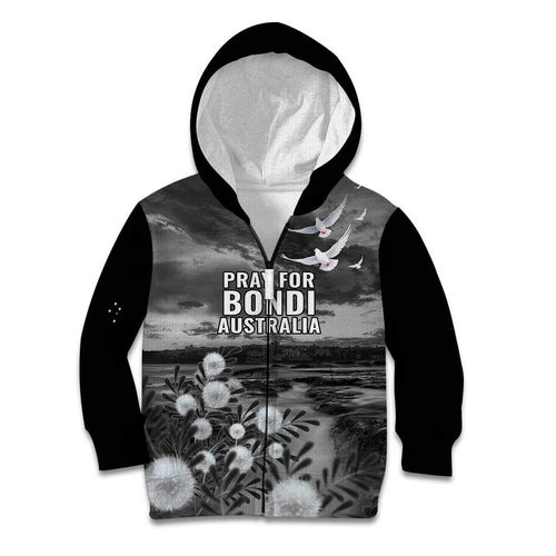 Bondi Beach Sydney Personalised Kid Hoodie Pray For Bondi Australia - Aussie Hoodie