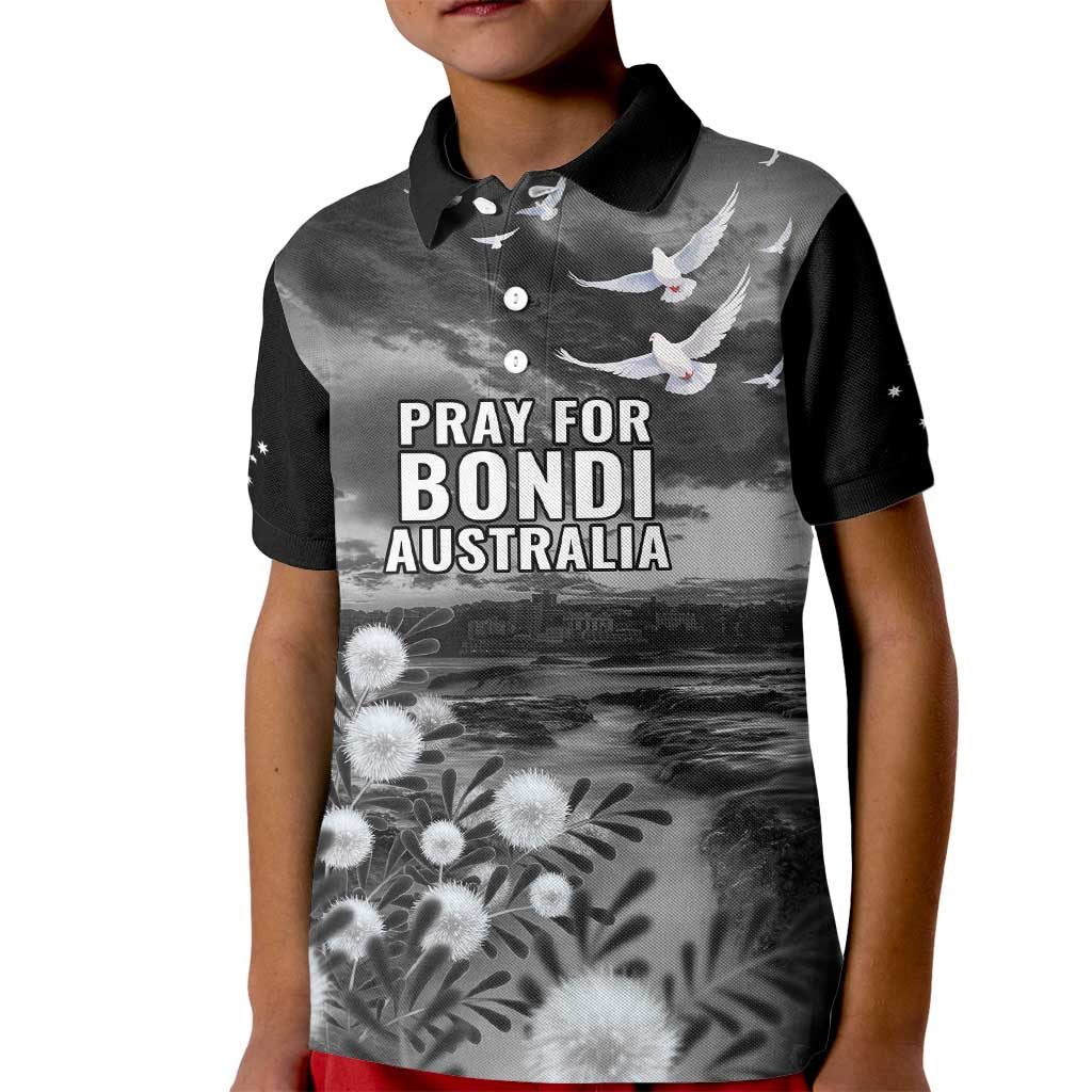 Bondi Beach Sydney Personalised Kid Polo Shirt Pray For Bondi Australia - Aussie Hoodie