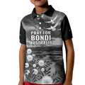 Bondi Beach Sydney Personalised Kid Polo Shirt Pray For Bondi Australia - Aussie Hoodie