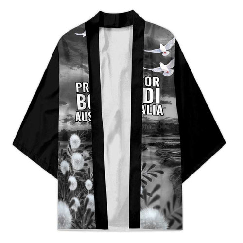 Bondi Beach Sydney Personalised Kimono Pray For Bondi Australia - Aussie Hoodie