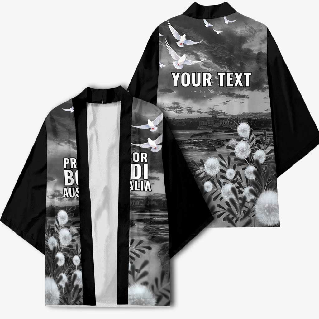 Bondi Beach Sydney Personalised Kimono Pray For Bondi Australia - Aussie Hoodie