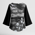 Bondi Beach Sydney Personalised Kimono Sleeve Blouse Pray For Bondi Australia - Aussie Hoodie