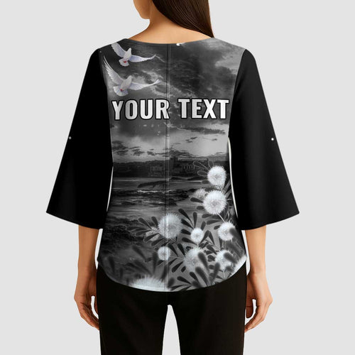 Bondi Beach Sydney Personalised Kimono Sleeve Blouse Pray For Bondi Australia - Aussie Hoodie