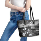 Bondi Beach Sydney Personalised Leather Tote Bag Pray For Bondi Australia - Aussie Hoodie