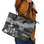 Bondi Beach Sydney Personalised Leather Tote Bag Pray For Bondi Australia - Aussie Hoodie