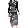 Bondi Beach Sydney Personalised Long Sleeve Bodycon Dress Pray For Bondi Australia - Aussie Hoodie