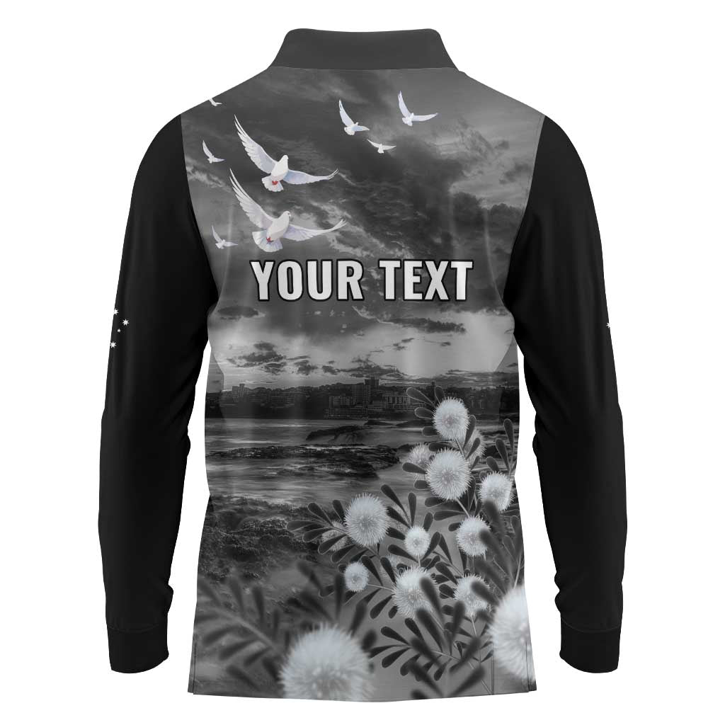 Bondi Beach Sydney Personalised Long Sleeve Polo Shirt Pray For Bondi Australia - Aussie Hoodie