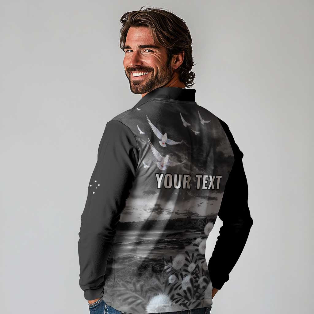 Bondi Beach Sydney Personalised Long Sleeve Polo Shirt Pray For Bondi Australia - Aussie Hoodie