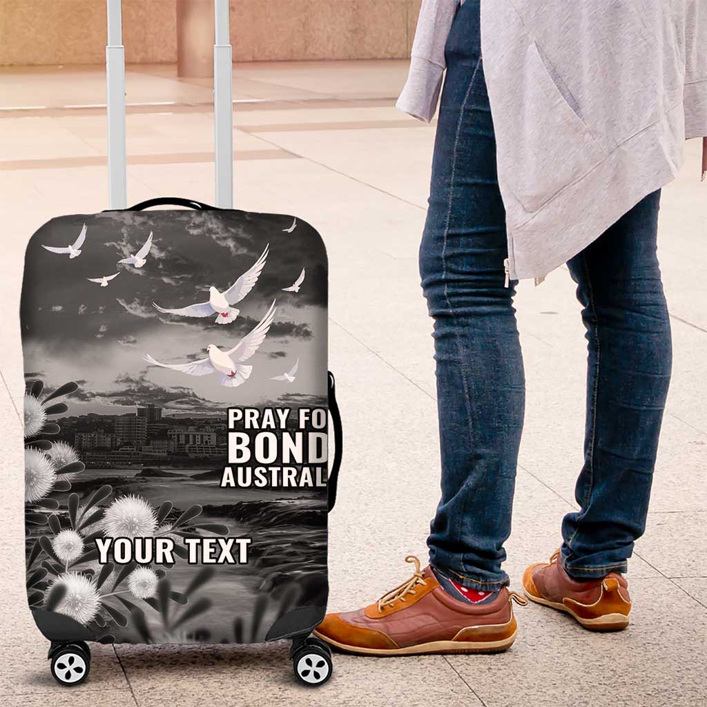 Bondi Beach Sydney Personalised Luggage Cover Pray For Bondi Australia - Aussie Hoodie