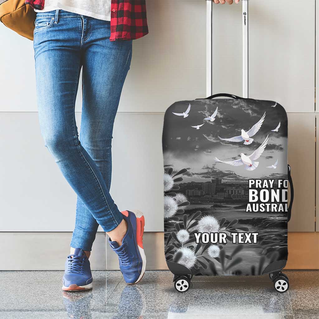 Bondi Beach Sydney Personalised Luggage Cover Pray For Bondi Australia - Aussie Hoodie