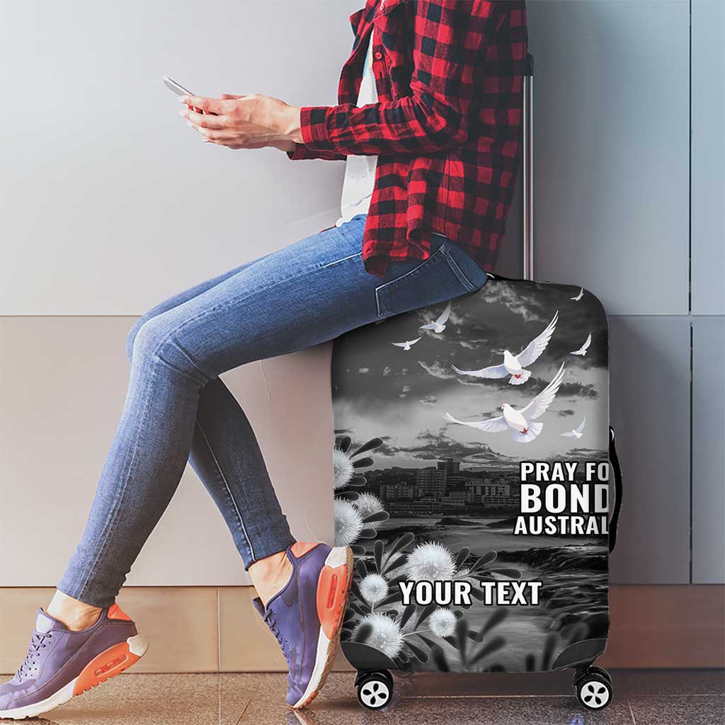 Bondi Beach Sydney Personalised Luggage Cover Pray For Bondi Australia - Aussie Hoodie