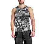 Bondi Beach Sydney Personalised Men Tank Top Pray For Bondi Australia - Aussie Hoodie