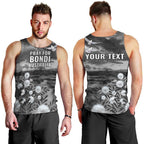 Bondi Beach Sydney Personalised Men Tank Top Pray For Bondi Australia - Aussie Hoodie