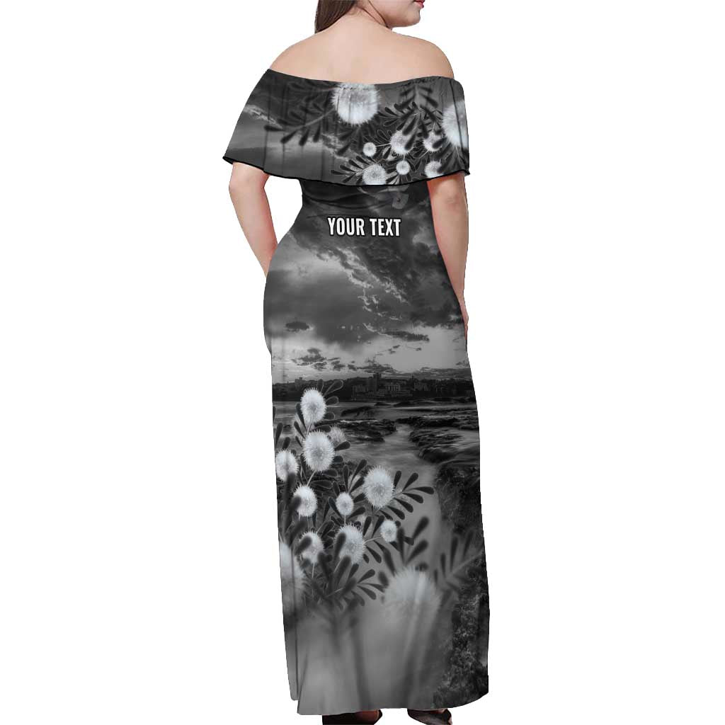 Bondi Beach Sydney Personalised Off Shoulder Maxi Dress Pray For Bondi Australia - Aussie Hoodie