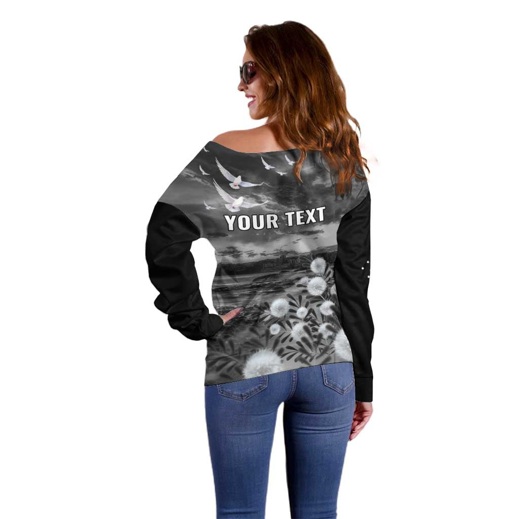 Bondi Beach Sydney Personalised Off Shoulder Sweater Pray For Bondi Australia - Aussie Hoodie