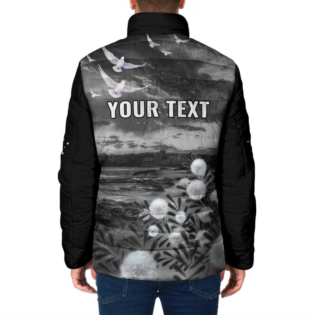Bondi Beach Sydney Personalised Padded Jacket Pray For Bondi Australia - Aussie Hoodie