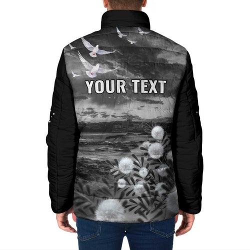 Bondi Beach Sydney Personalised Padded Jacket Pray For Bondi Australia - Aussie Hoodie