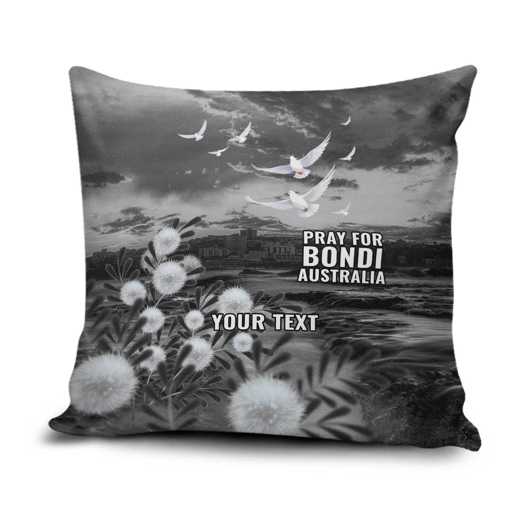 Bondi Beach Sydney Personalised Pillow Cover Pray For Bondi Australia - Aussie Hoodie