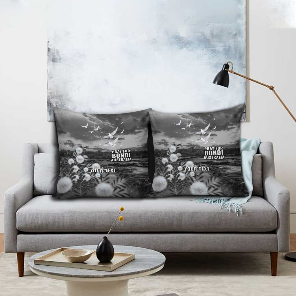 Bondi Beach Sydney Personalised Pillow Cover Pray For Bondi Australia - Aussie Hoodie