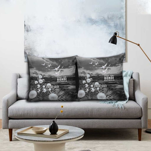 Bondi Beach Sydney Personalised Pillow Cover Pray For Bondi Australia - Aussie Hoodie