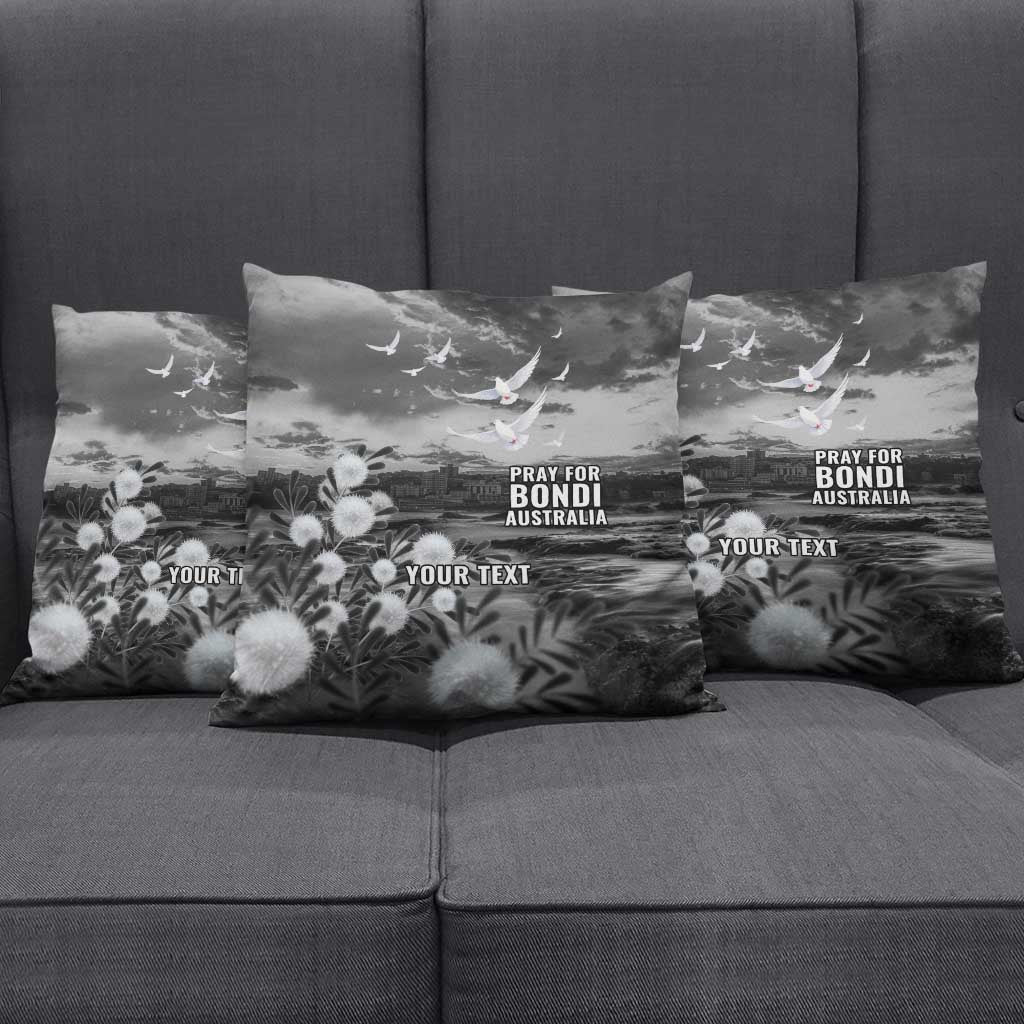 Bondi Beach Sydney Personalised Pillow Cover Pray For Bondi Australia - Aussie Hoodie