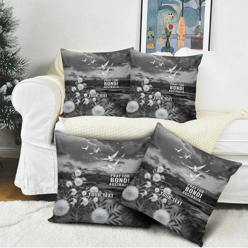 Bondi Beach Sydney Personalised Pillow Cover Pray For Bondi Australia - Aussie Hoodie