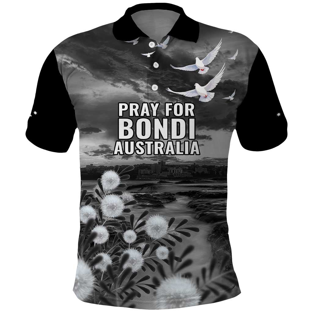 Bondi Beach Sydney Personalised Polo Shirt Pray For Bondi Australia - Aussie Hoodie