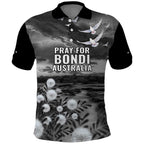 Bondi Beach Sydney Personalised Polo Shirt Pray For Bondi Australia - Aussie Hoodie