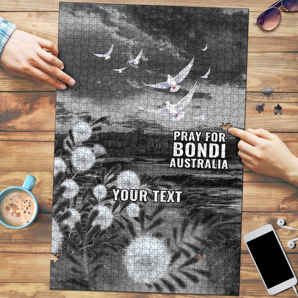 Bondi Beach Sydney Personalised Puzzle Pray For Bondi Australia - Aussie Hoodie