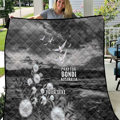 Bondi Beach Sydney Personalised Quilt Pray For Bondi Australia - Aussie Hoodie